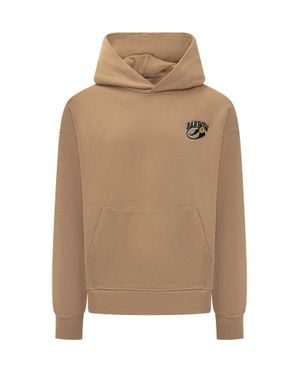Barrow Embroidered Logo Hoodie Sweatshirt - Natural