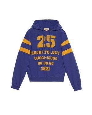 Gucci Hooded Sweatshirt - Blue