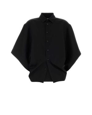 Bottega Veneta Twill Oversize Shirt - Black