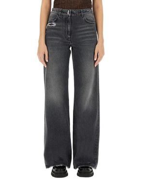 Givenchy Mid-Rise Flared Jeans - Black