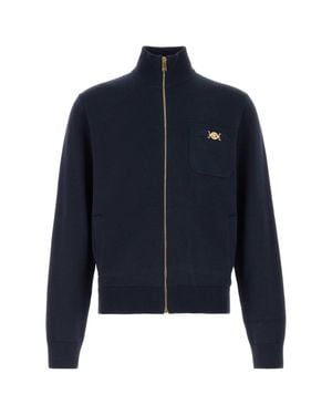 Versace Solid Sweatshirt - Blue