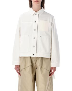 Loewe Chic Tailored Coat - White