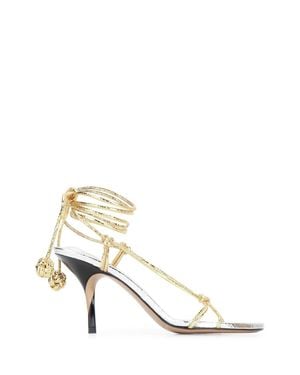Jacquemus Embellished Heels - White