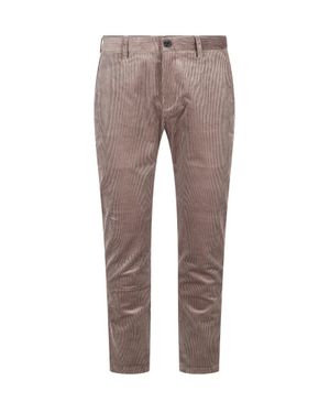 Department 5 Chino Print Pants - Gray