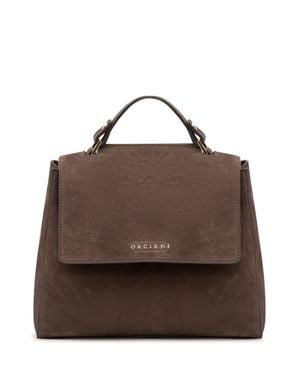 Orciani Sveva Nabucco Shoulder Bag - Brown