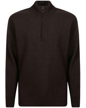 Barbour 100% Wool Crewneck Sweater - Black
