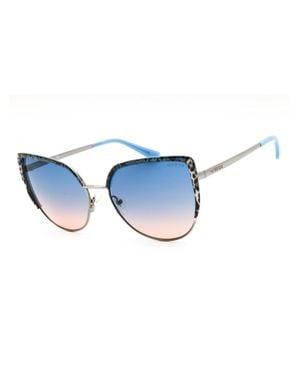 Guess Cat Eye Mini Sunglasses - Blue