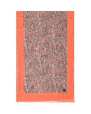Etro Print Scarf - Pink