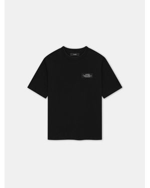 Amiri Spirit Logo Regular Tee For - Black