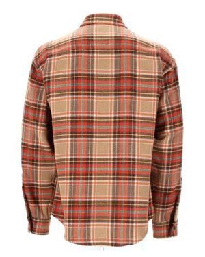 DSquared² Wool-Blend Shirt With Tech Fabric Finish - Brown