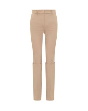 Sportmax Chic Tiered Pants - Natural