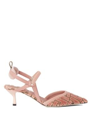 Fendi Colibrì Lite Slingback 55Mm Heeled Shoes - Pink