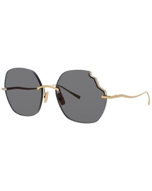 Face A Face Imperfect 2 Metal Sunglasses 59-18-145 With Case - Black