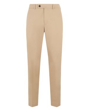 Slowear Slim Fit Cotton Pants - Natural