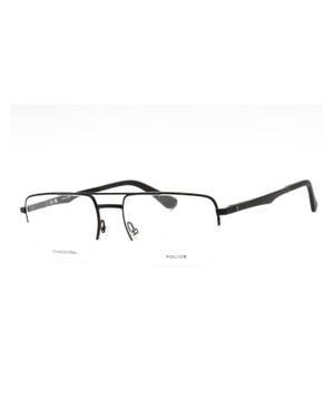 Police Sleek Rectangular Eyeglasses 55 Mm For - Multicolor
