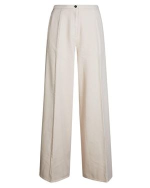 forte_forte Fluid Cotton Twill Wide-Leg Pants - White