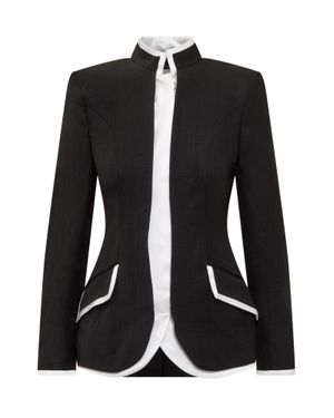 CASABLANCA Tailored Blazer Jacket - Black