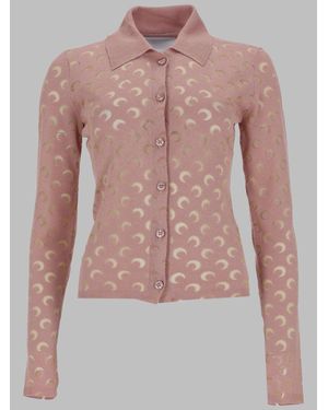 Marine Serre Mini Stylish Sweater - Pink