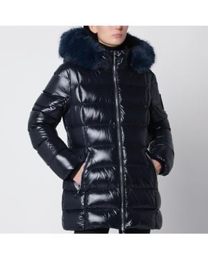 Moose Knuckles Celestia 3Q Nylon Down Jacket With Removable Hood - Blue