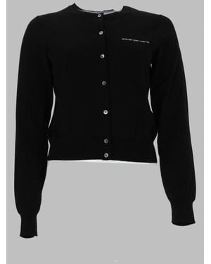 Alexander Wang Sleek Cropped Sweater - Black