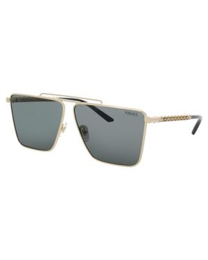 Versace 0Ve2266 Metal Sunglasses 64-11-145 - Black