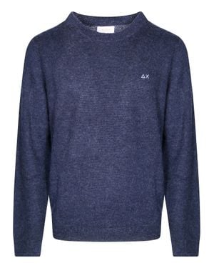 Sun 68 Alpaca Sweater - Blue