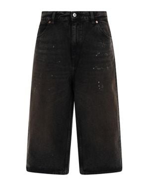 Our Legacy Shorts Capri Cut Cotton - Black