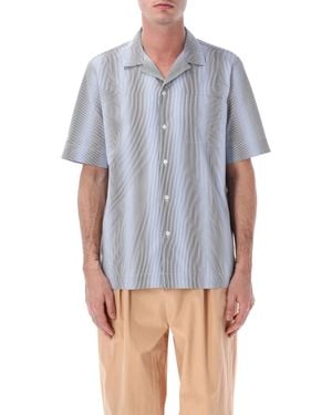 Dries Van Noten Carltone Striped Cotton Shirt - Blue