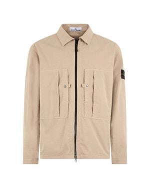 Stone Island Light Jackets - Natural