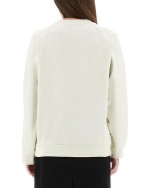 Marni Cotton Sweatshirt With Tulip Print - White