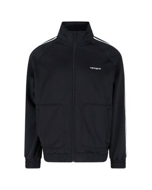 Carhartt Workwear-Style Cotton-Poly Sweatshirt Sweater - Blue
