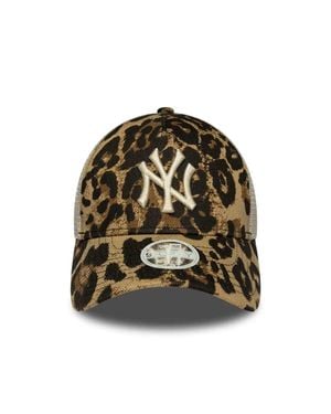 KTZ Leopard Print Trucker Hat - Green