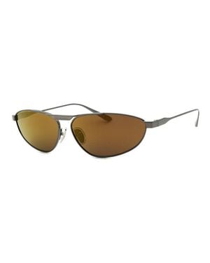 Balenciaga Mini Sunglasses With Bronze Mirror Lenses - Brown
