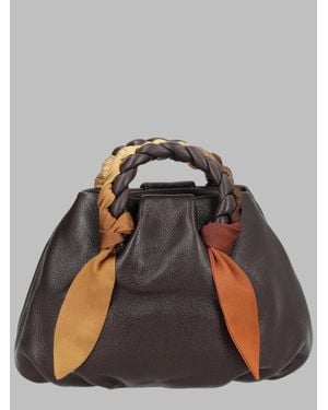 Hereu Borsa "Bombon Foulard" - Brown