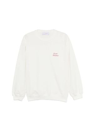 Giada Benincasa Elegant Mini Sweater For Spring/Summer 2026 - White