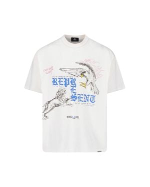 Represent Premium 100% Cotton T-Shirt For - White