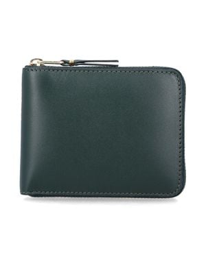 Comme des Garçons Sleek Zip-Around Wallet - Green