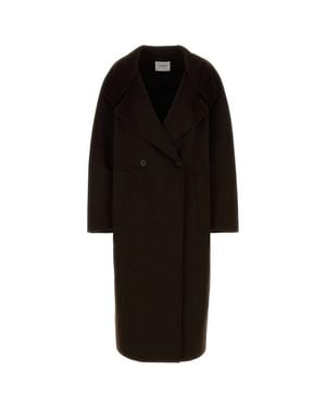 Lisa Yang Double-Button Wool-Cashmere Jacket - Black