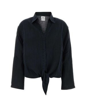 Lois Linen Pia Shirt - Black