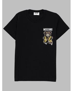 Moschino Signature Logo T-Shirt - Black