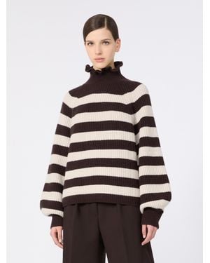 Max Mara Pontile Knit Sweater - White