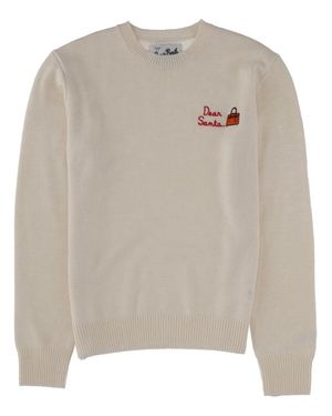 MC2 Saint Barth Embroidered New Queen T-Shirt - Gray