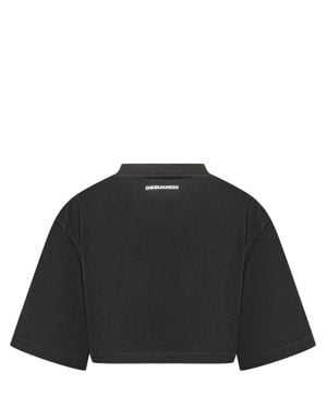 DSquared² Trendy Graphic T-Shirt - Black