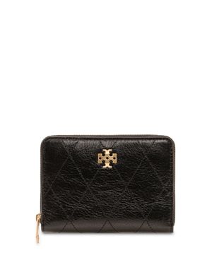Tory Burch Charlie Zip Around Wallet - Black