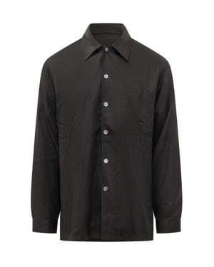 Our Legacy Every Shirt With Draping Detail - Black