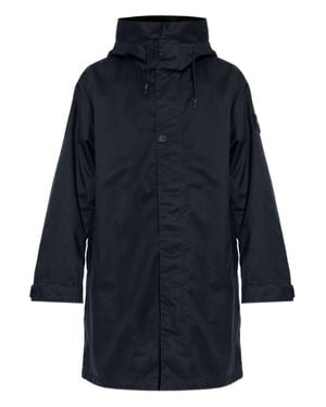 Stone Island Long Parka - Blue