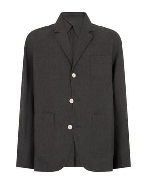 Jacquemus Jacket Single-Breasted Viscose Suit & Dinner - Black