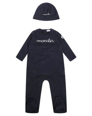 Moncler Baby Knitwear Ensemble - Blue