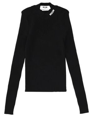 MSGM Chic Mini Sweater For Fw25 - Black