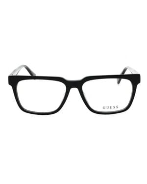 Guess Rectangular Eyeglasses - Brown